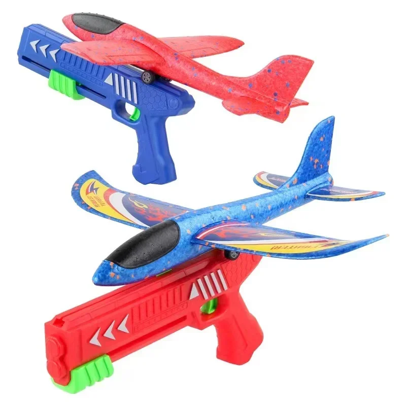 Catapult Launcher Toy - Kids 24/34cm Foam Plane Toy Gun