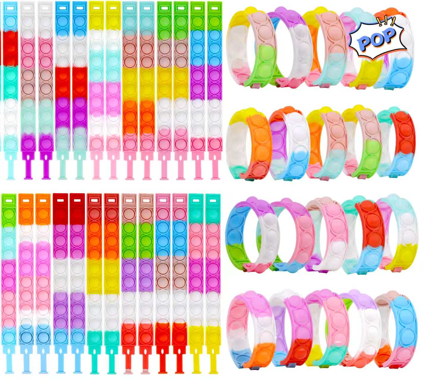 Kids Toys Kids Toys - Rainbow Fidget Toys for Stress Relief