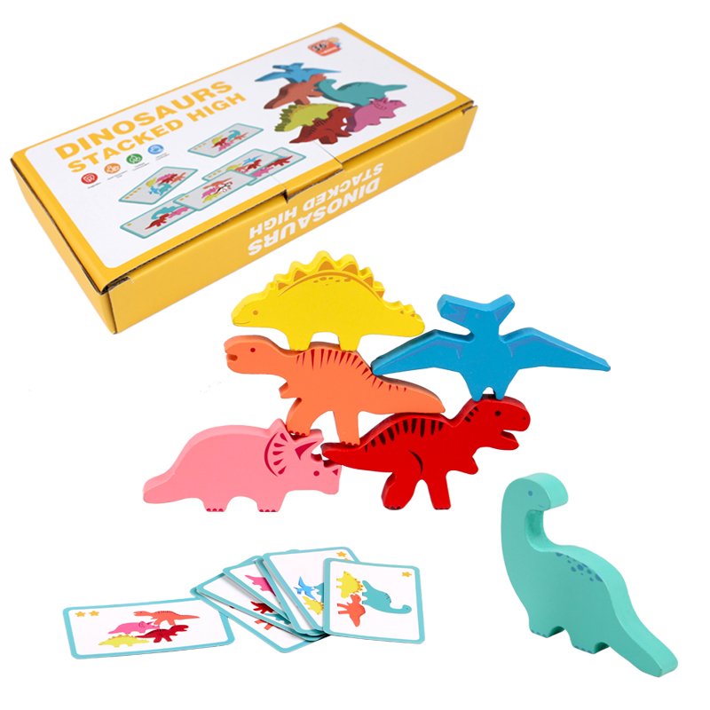 Wooden Blocks Stacking - Wooden Balance Blocks Toys For Children