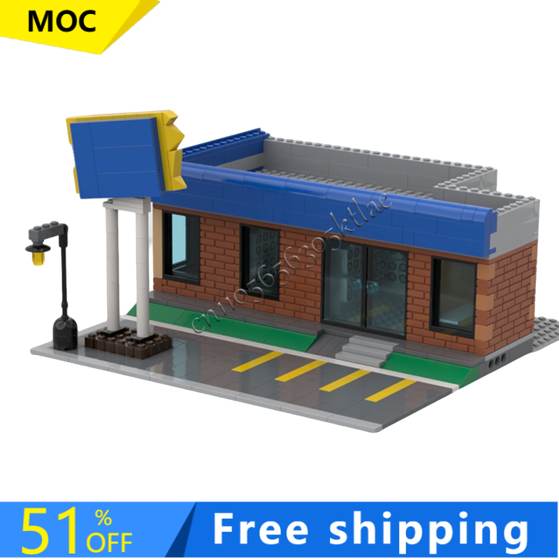 Kids Toys Rental - 717PCS MOC City Street Views Modular