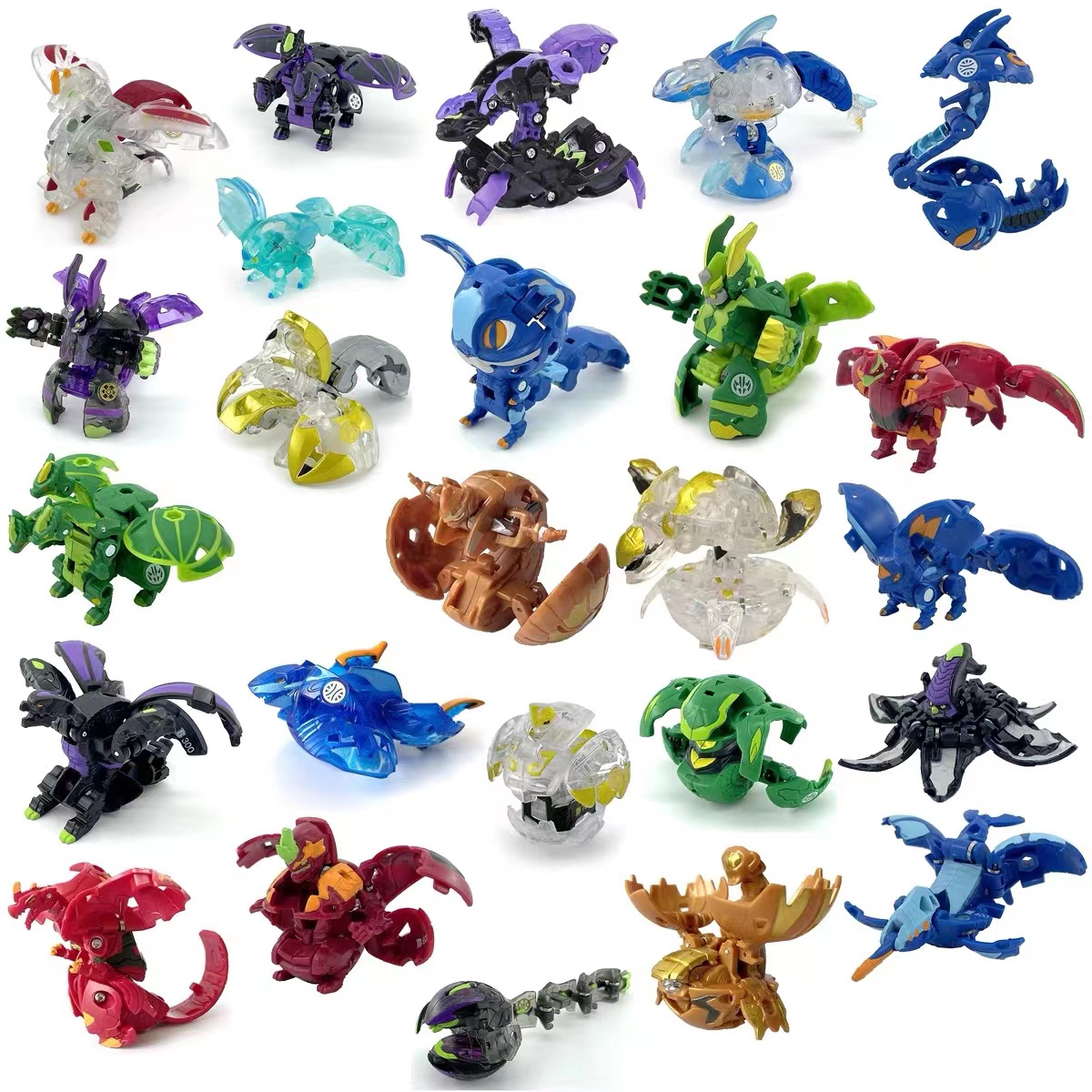 Catapult Launcher Toy - Bakuganes Battle Ball deformable animal Collection