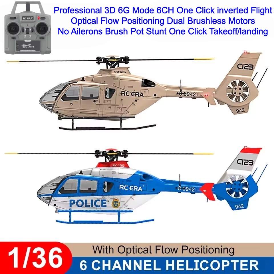 Kids Toys Under 200 - Professional 1/36 RC Helicopter 6CH 6-axis