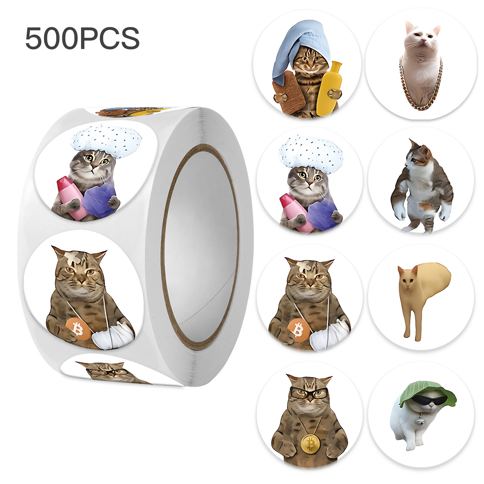 Kids Toys Laptop - 100-500pcs Funny Cat Graffiti Emotion Meme