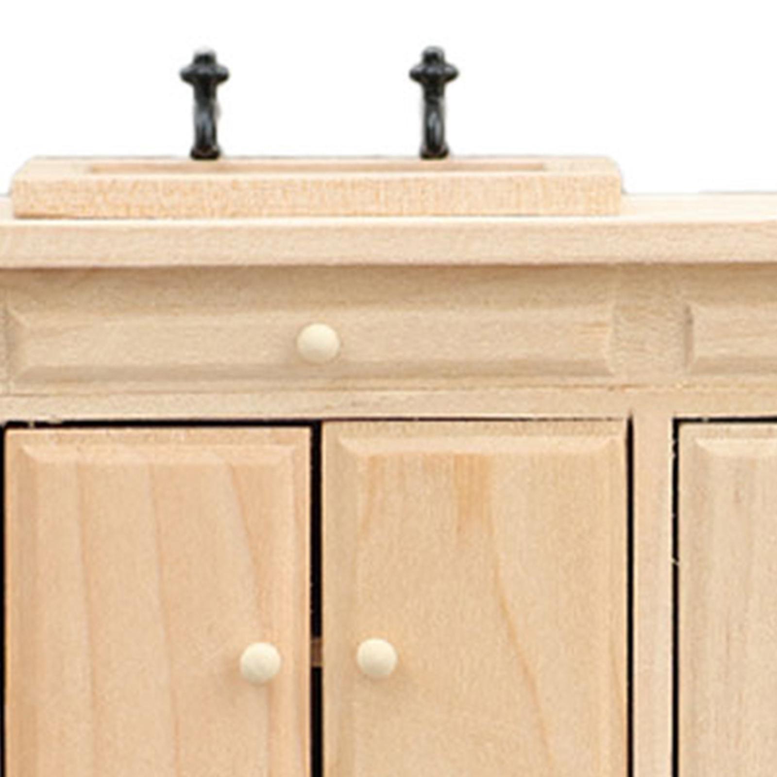 Kids Toys Drawers - Mini Toy House Portable Kitchen Furnishings
