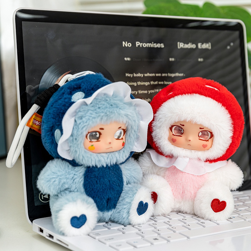 Kids Toys Bag - 14cm Mushroom Girl Vinyl Plush Toys