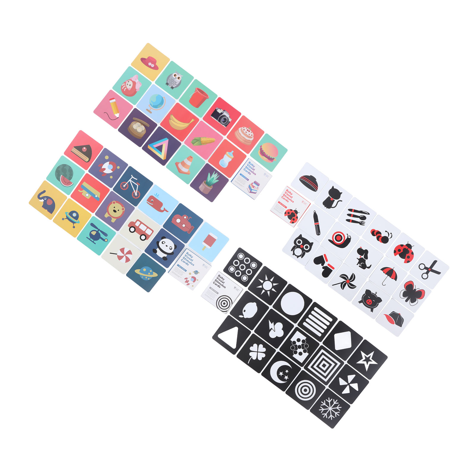 Educational Flash Card - ZK40 64pcs High Contrast Baby Flashcards