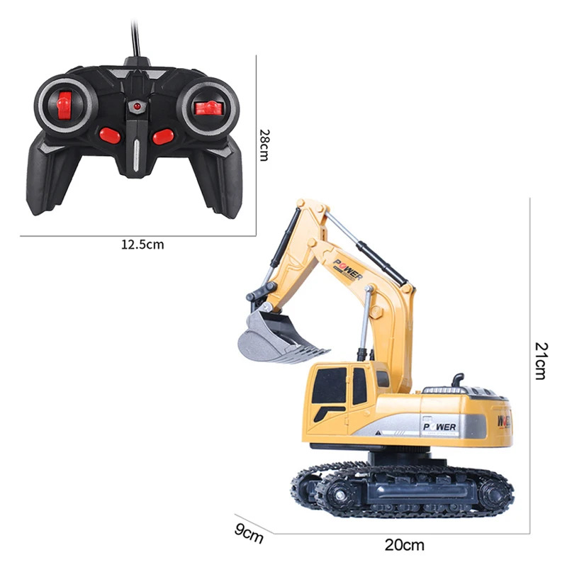 Kids' Toys Channel - RC Excavator 2.4Ghz 6 Channel 1:24
