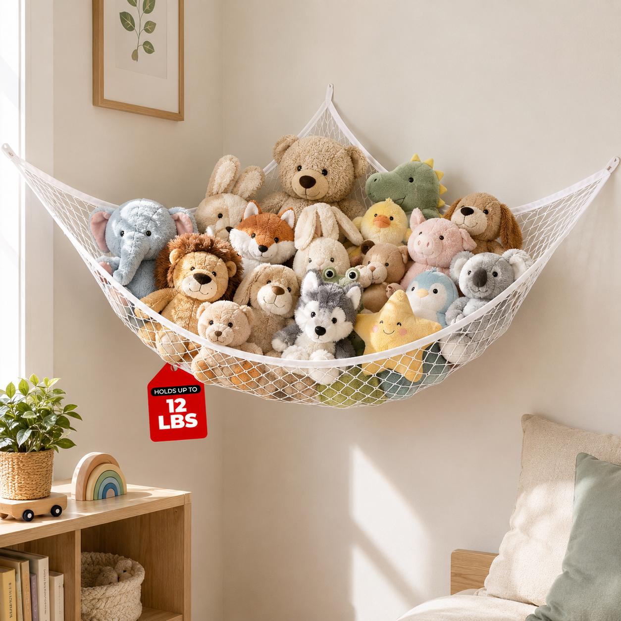 Kids Toys Kids Toys - Mesh Toy Storage Hammock Hanging Stuffed