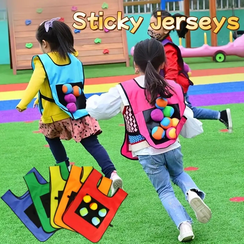 Kids Toys Under $20 - Outdoor Sport Game Props Vest Sticky