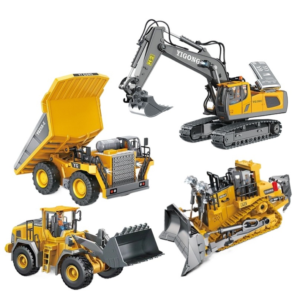 Kids' Toys Channel - 2.4G Remote Control Excavator Dump Truck