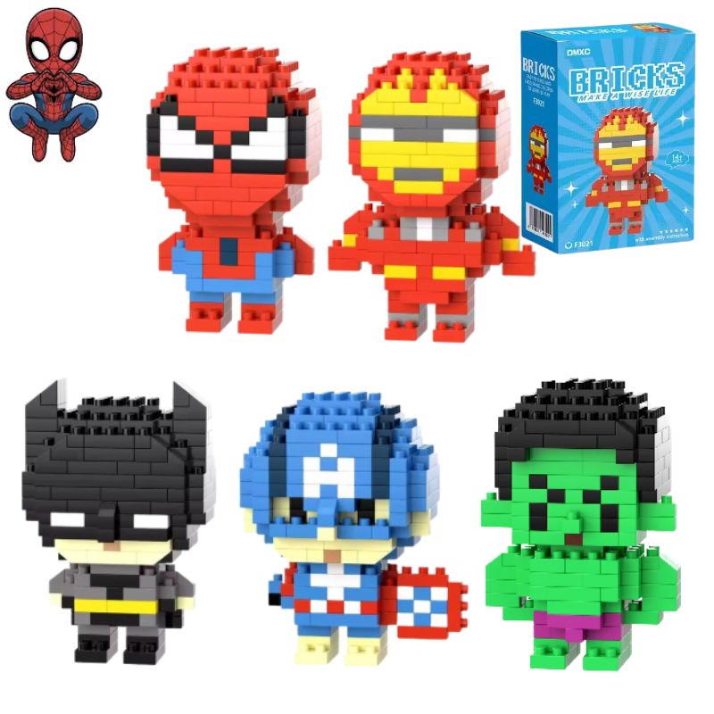 Kids Toys Bag - BANDAI Marvel Spider Man Deadpool&Venom Iron