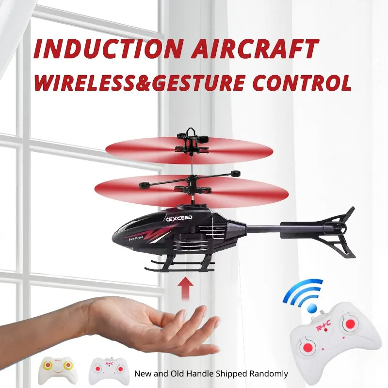 Kids' Toys Channel - 2 Channel Gesture Control Suspension Helicopter