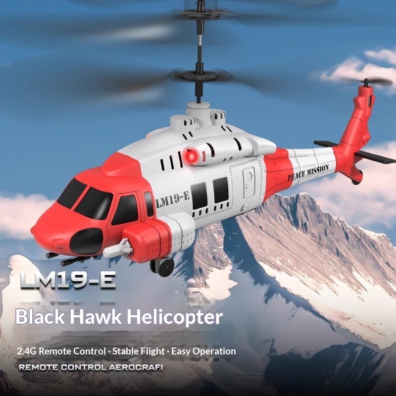 Kids' Toys Channel - LM19-E Black Hawk RC Helicopter 2.4G