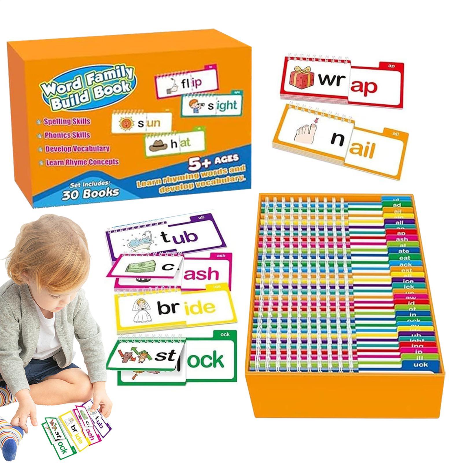 Educational Flash Card - 1set Reading FlipBook Read And Rhyme