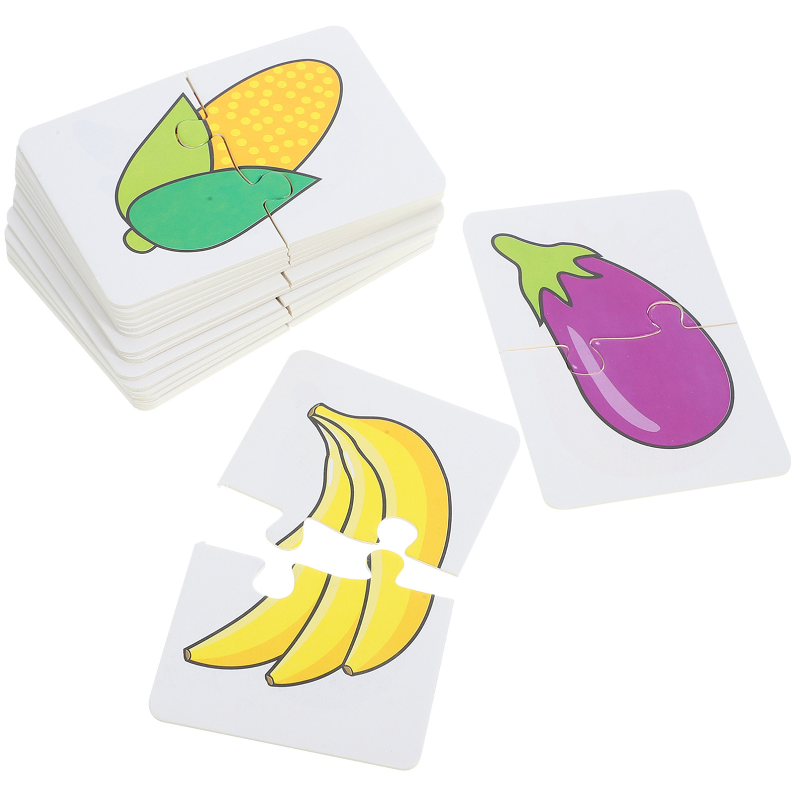 Educational Flash Card - 1Set Fruit Vegetable Card Set Early