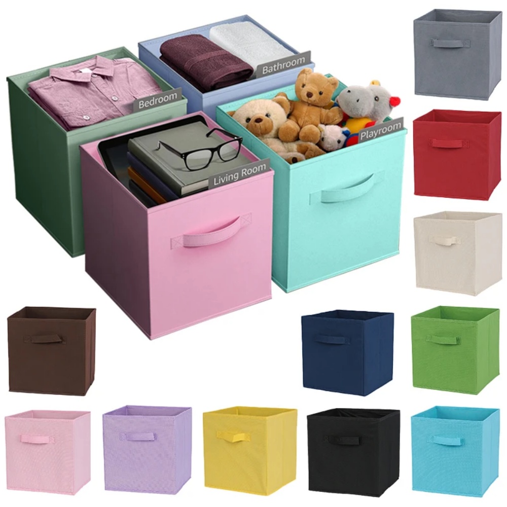 Kids Toys Drawers - Storage Bin Non Woven Fabric Storage