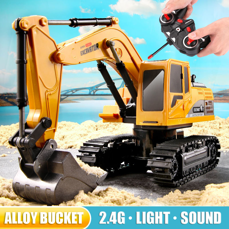 Kids' Toys Channel - RC Excavator 2.4Ghz 6 Channel 1:24