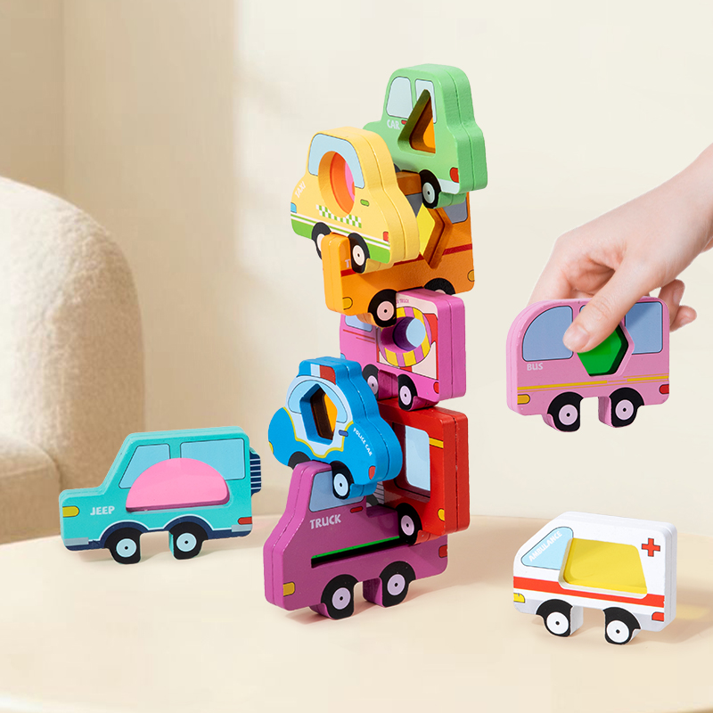 Wooden Animal Acrylic Stacking - Wooden Blocks Stacking 评论和价格