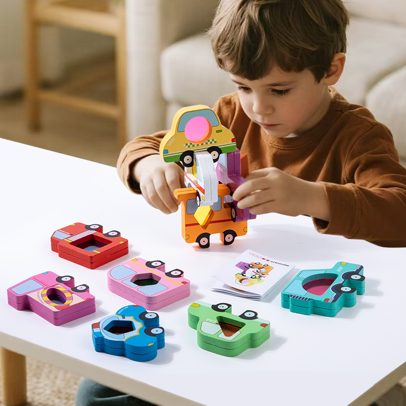 Wooden Animal Acrylic Stacking - Wooden Blocks Stacking 评论和价格