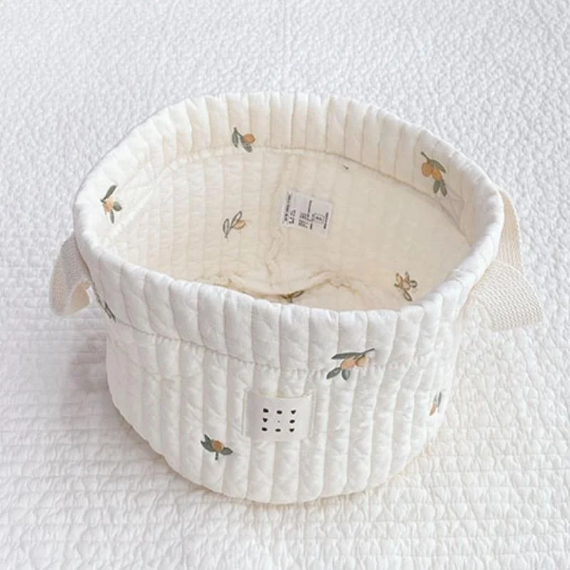 Cute Bear Embroidery Diaper Ba - Kids Toys Basket 评论和价格