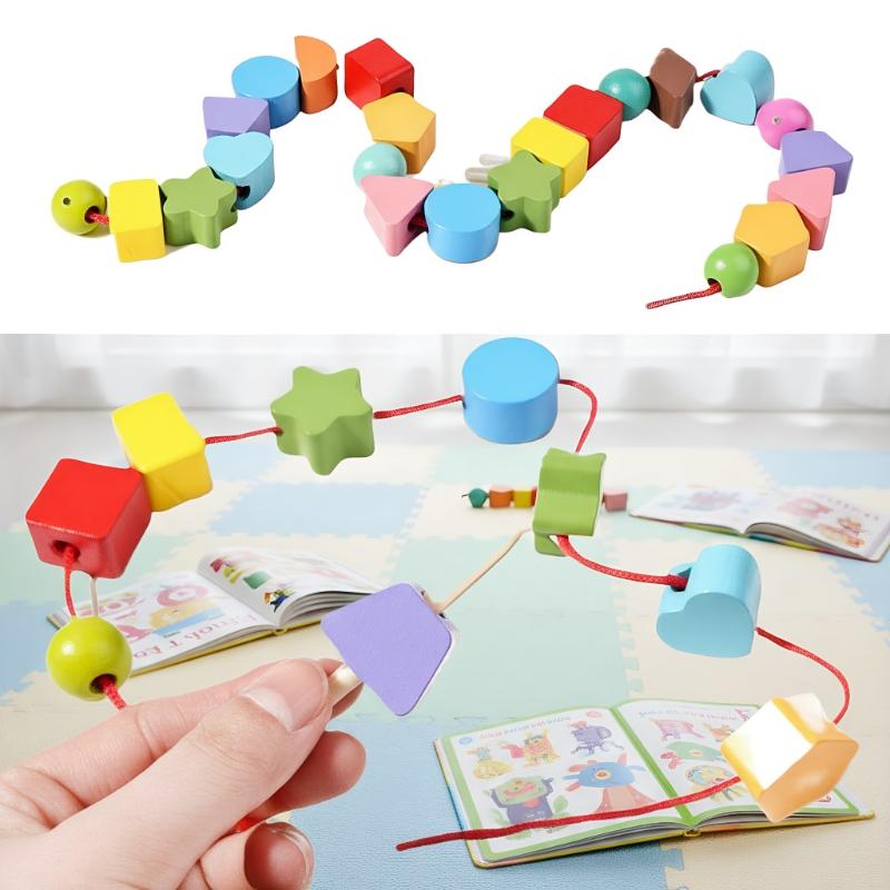Early Learning Montessori Toys - Wooden Blocks Stacking 评论和价格