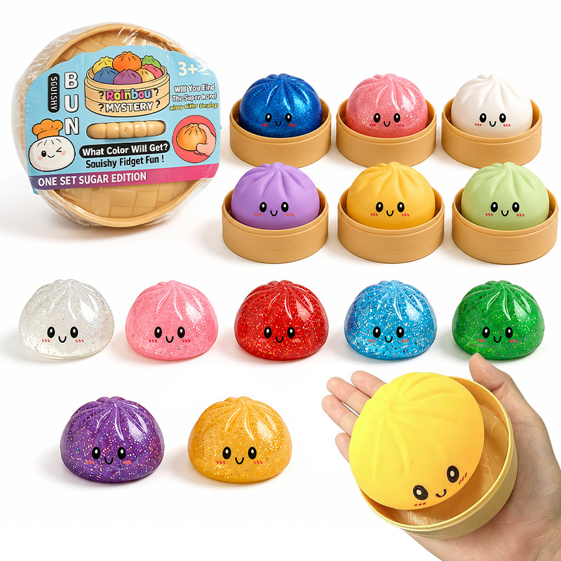 Glitter Dumpling Squishy Toy J - Kids Toys Basket 评论和价格