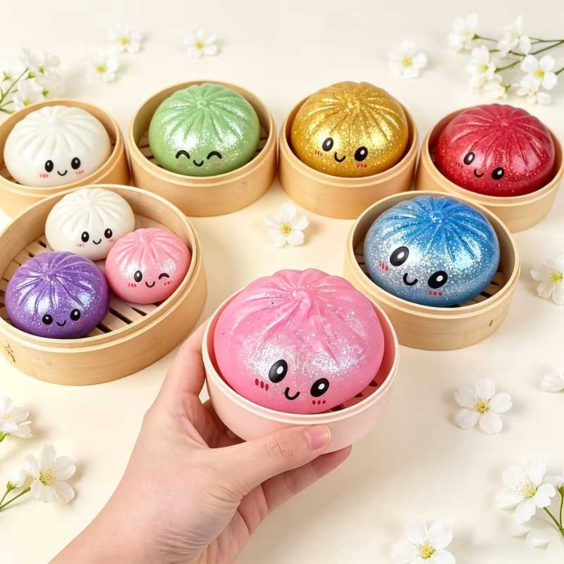 Glitter Dumpling Squishy Toy J - Kids Toys Basket 评论和价格