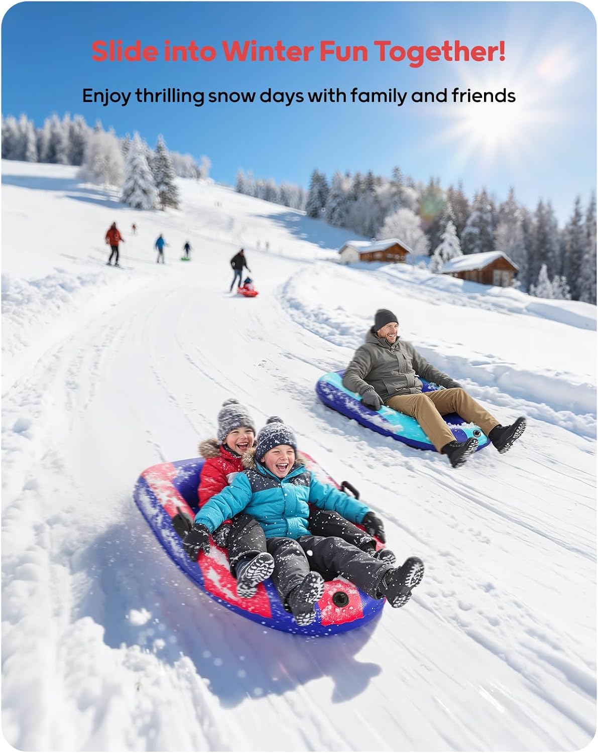 QPAU Inflatable PVC Snow Sled  - Kids Toys Kids Toys 评论和价格