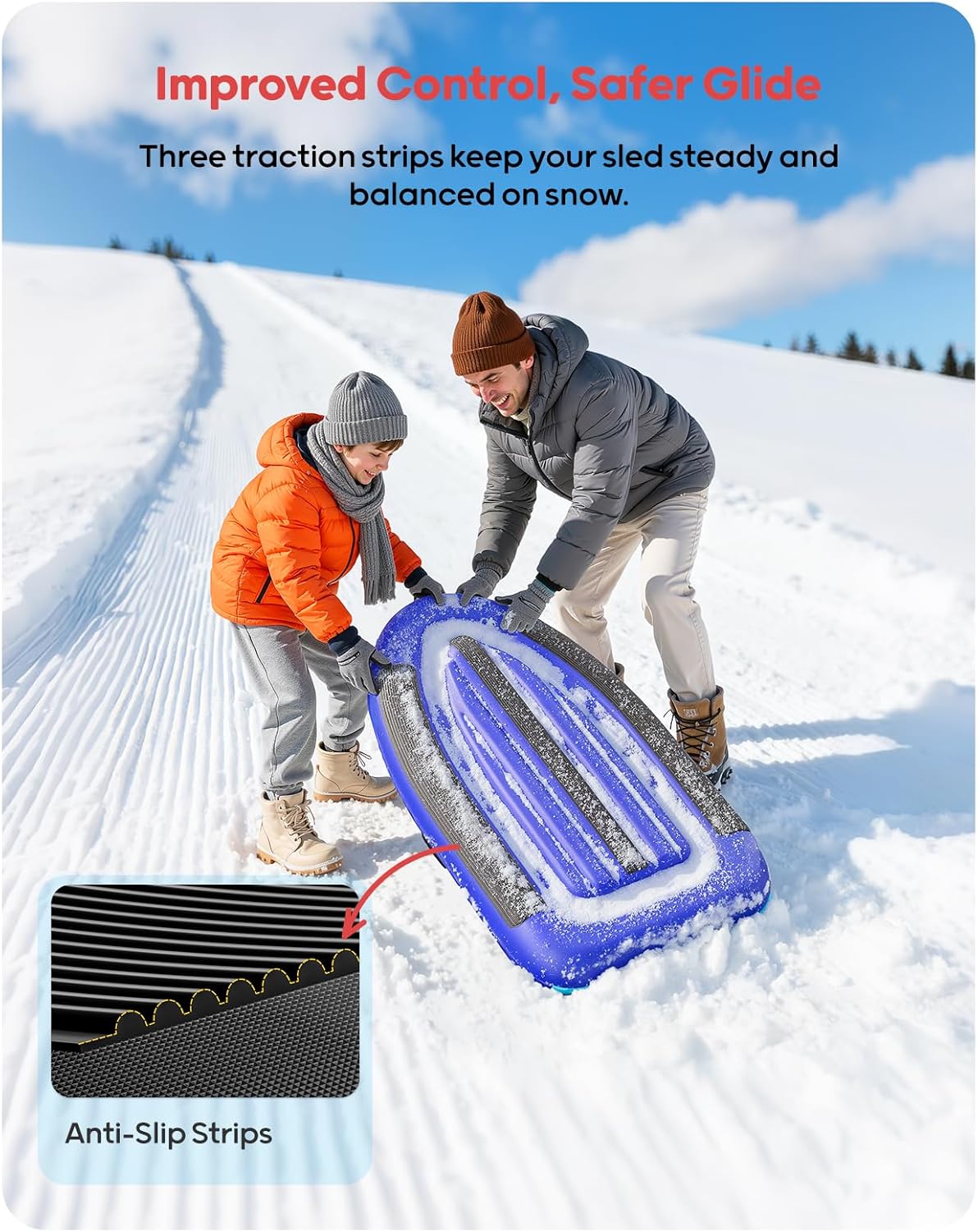 QPAU Inflatable PVC Snow Sled  - Kids Toys Kids Toys 评论和价格