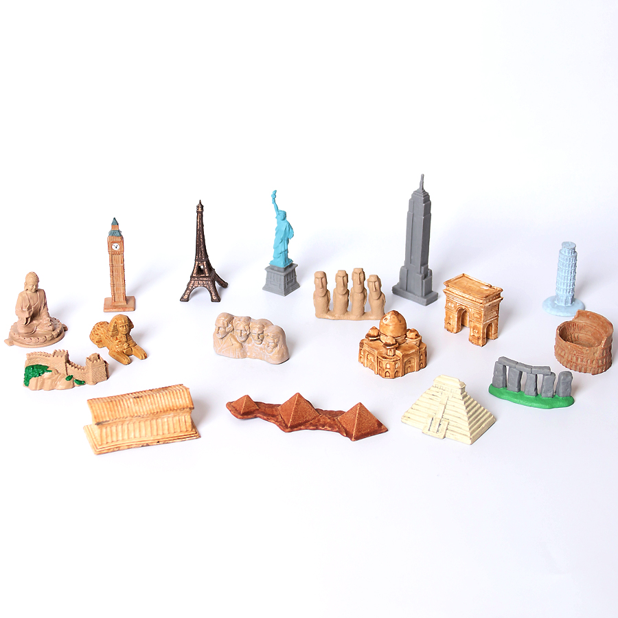 Mini Figurine Landmark Buildin - Kids Toys Under 200 评论和价格
