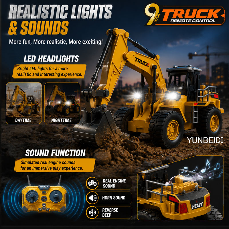9 Channel RC Excavator Truck 2 - Kids' Toys Channel 评论和价格