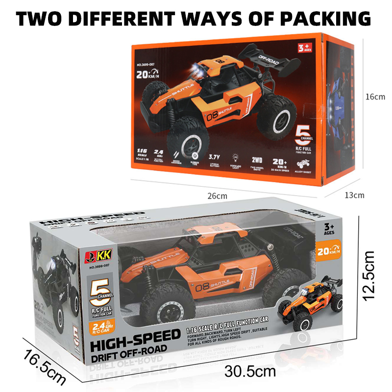 1:16 High-Speed RC Car 2.4G 20 - Kids' Toys Channel 评论和价格