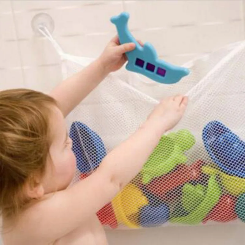 Baby Bathroom Mesh Bath Bag Ki - Kids Toys Basket 评论和价格
