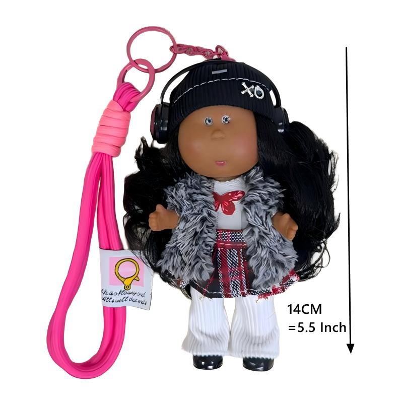5.5 Inch Black Doll Little Spa - Kids Toys Bag 评论和价格