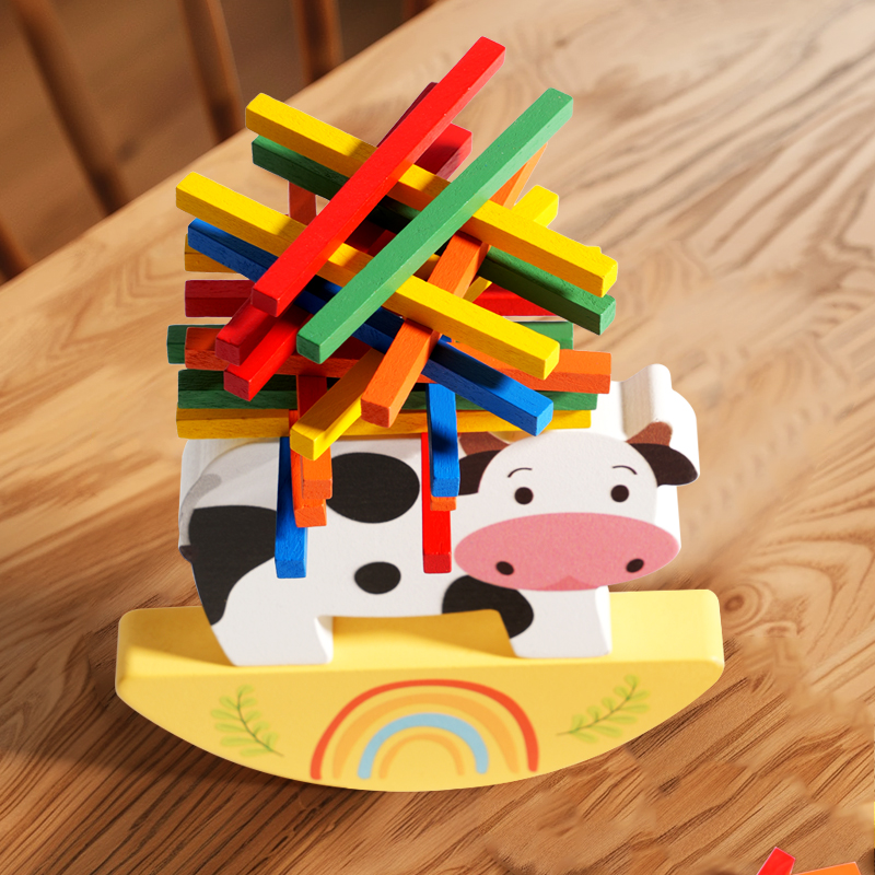 Wooden Animal Stacking Block G - Wooden Blocks Stacking 评论和价格