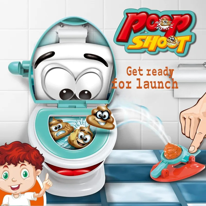 Poop Game Toilet Toy with 12 P - Kids Toys Under $20 评论和价格