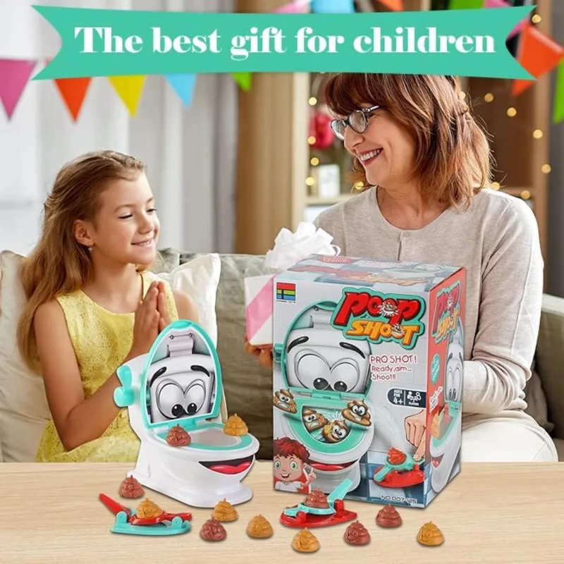 Poop Game Toilet Toy with 12 P - Kids Toys Under $20 评论和价格