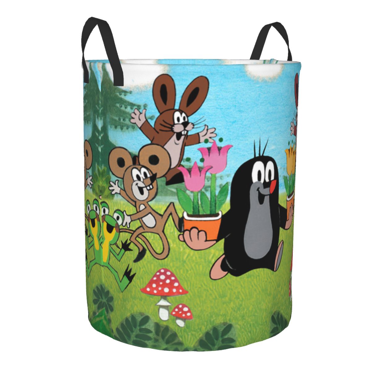 Happy Mole Laundry Basket Coll - Kids Toys Basket 评论和价格