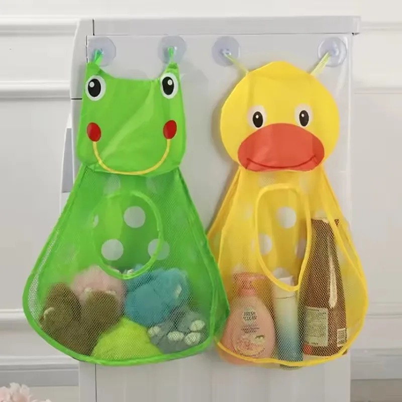 Baby Bathroom Mesh Bag Cartoon - Kids Toys Basket 评论和价格