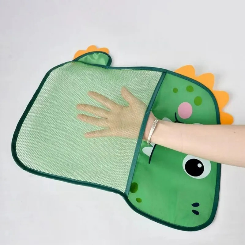 Baby Bathroom Mesh Bag Cartoon - Kids Toys Basket 评论和价格