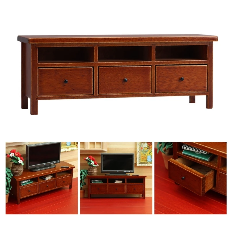 1/12 Doll House Cabinet Drawer - Kids Toys Drawers 评论和价格