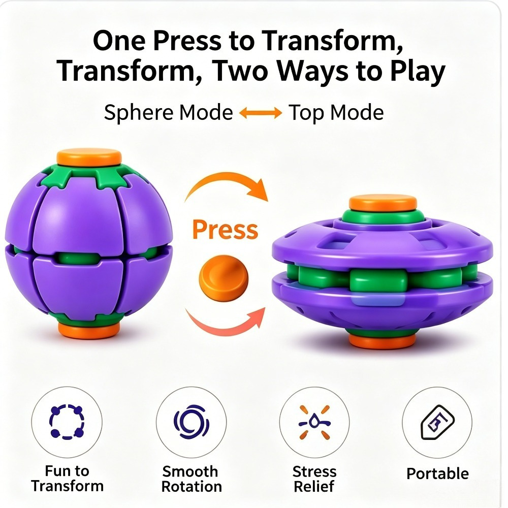 Transforming Fidget Spinner Ba - Kids Toys Kids Toys 评论和价格