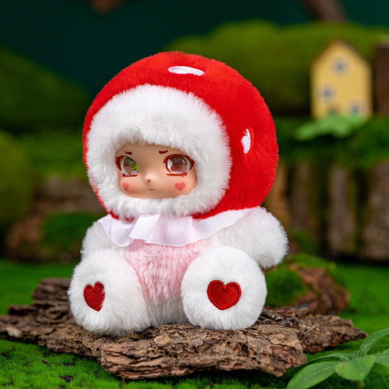 14cm Mushroom Girl Vinyl Plush - Kids Toys Bag 评论和价格