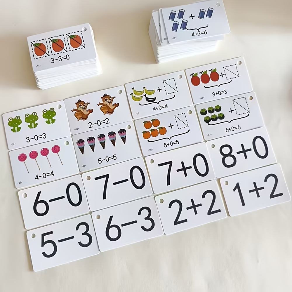 132 Cards with Addition and Su - Educational Flash Card 评论和价格