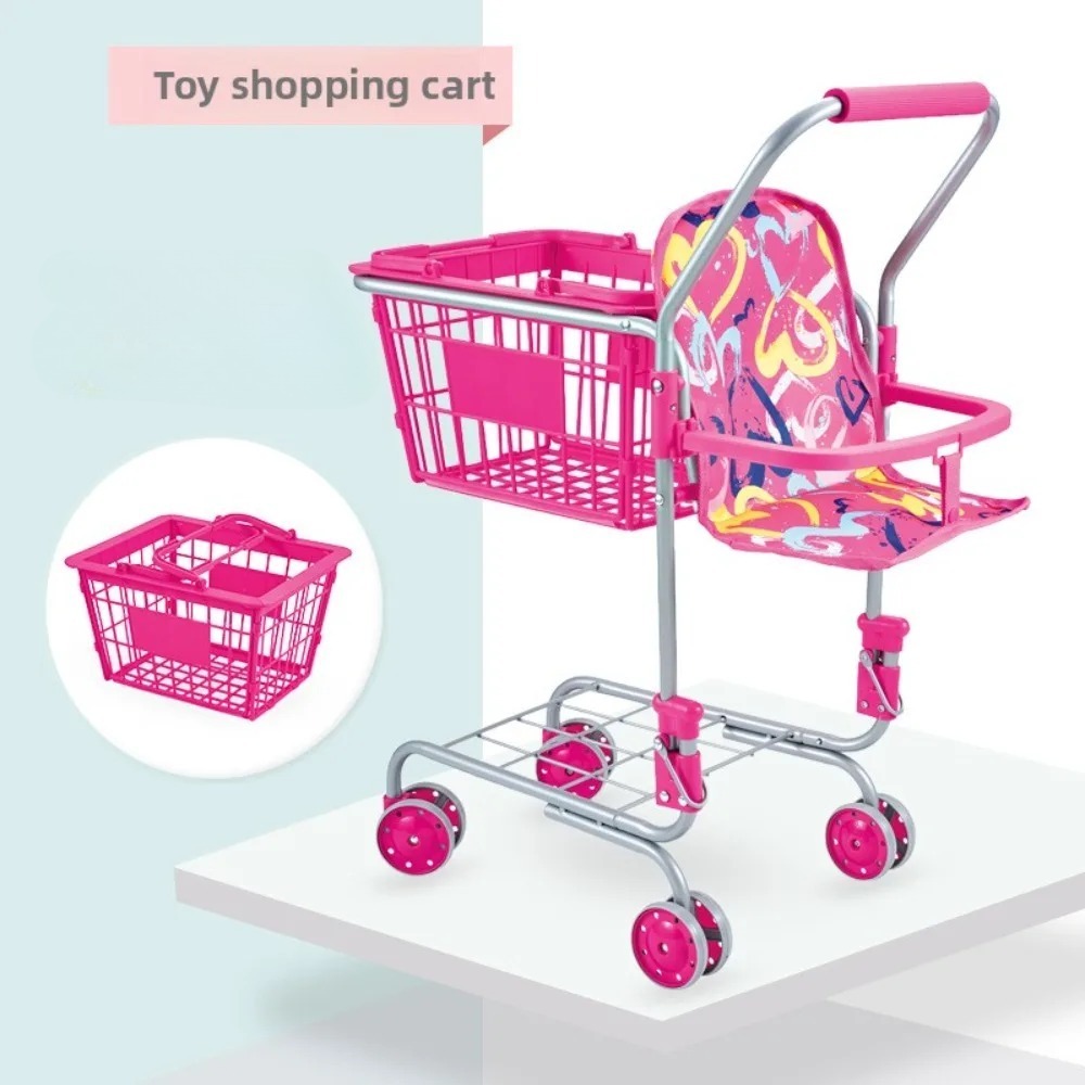 Baby Doll Shopping Cart for Gi - Kids Toys Basket 评论和价格