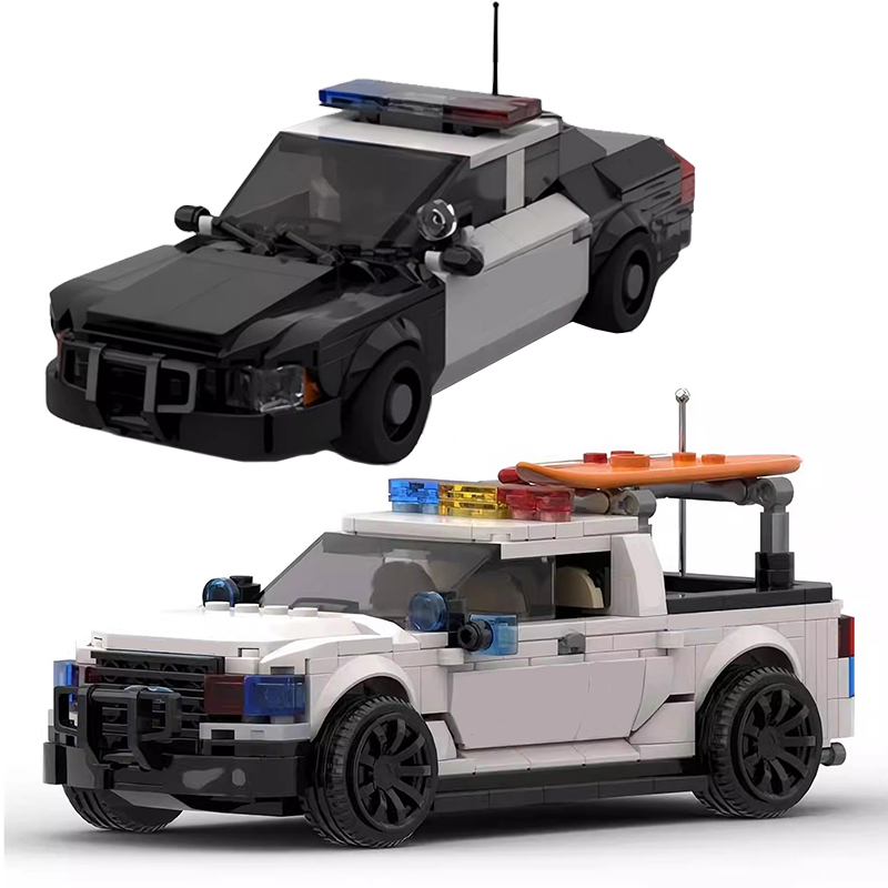 MOC Technical Car Forded Polic - Kids Toys Victoria 评论和价格