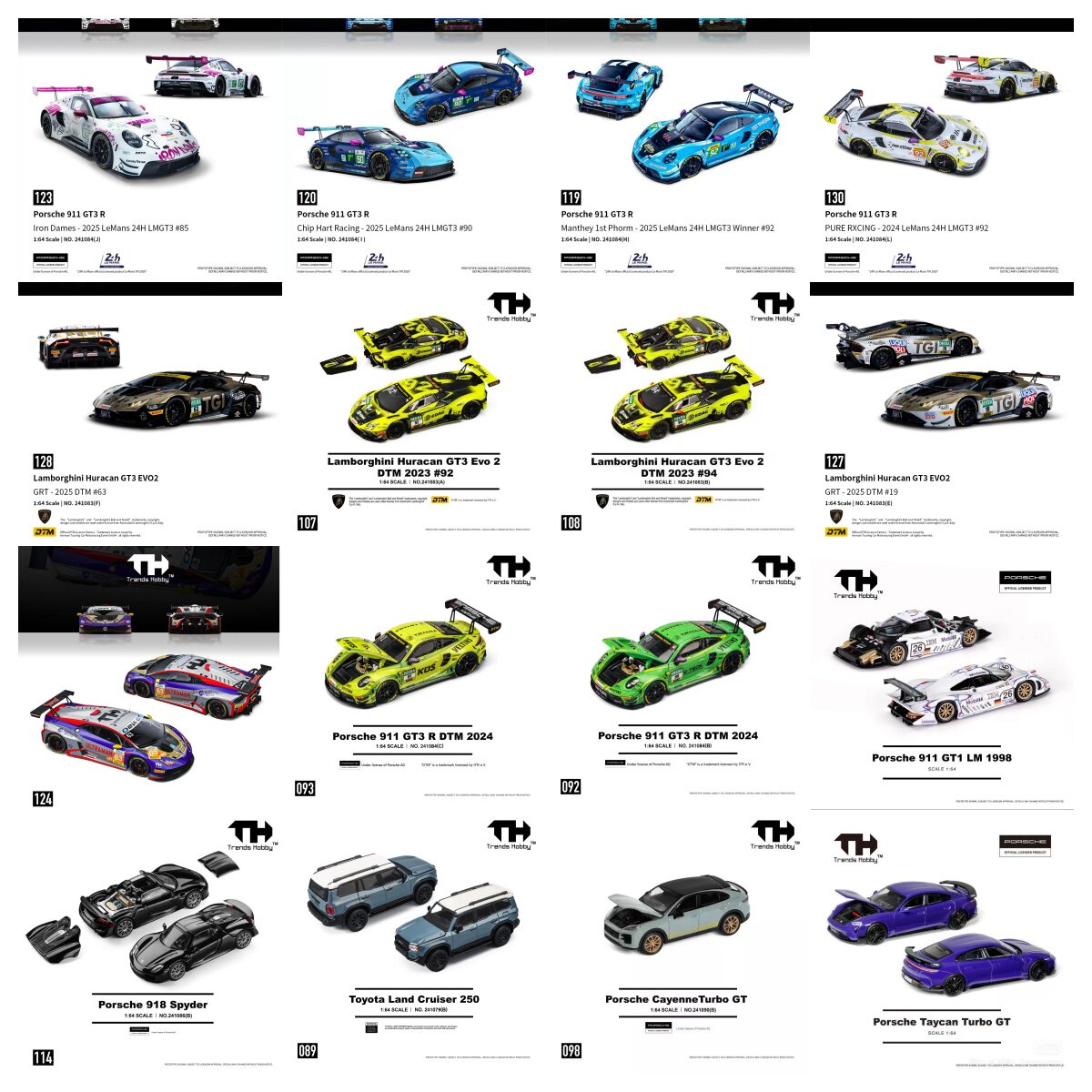 TH 1/64 Porsche 911 GT3 R LeMa - Kids Toys Kids Toys 评论和价格