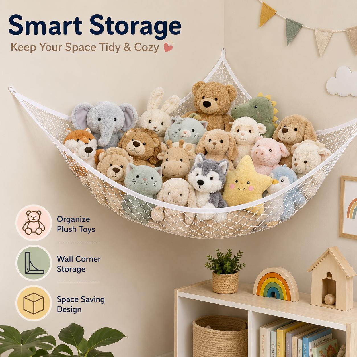 Mesh Toy Storage Hammock Hangi - Kids Toys Kids Toys 评论和价格
