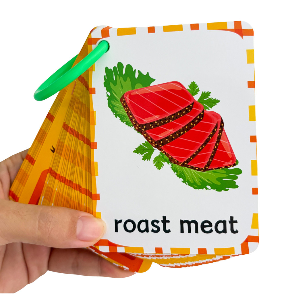 Delicious Food Vocabulary Engl - Educational Flash Card 评论和价格