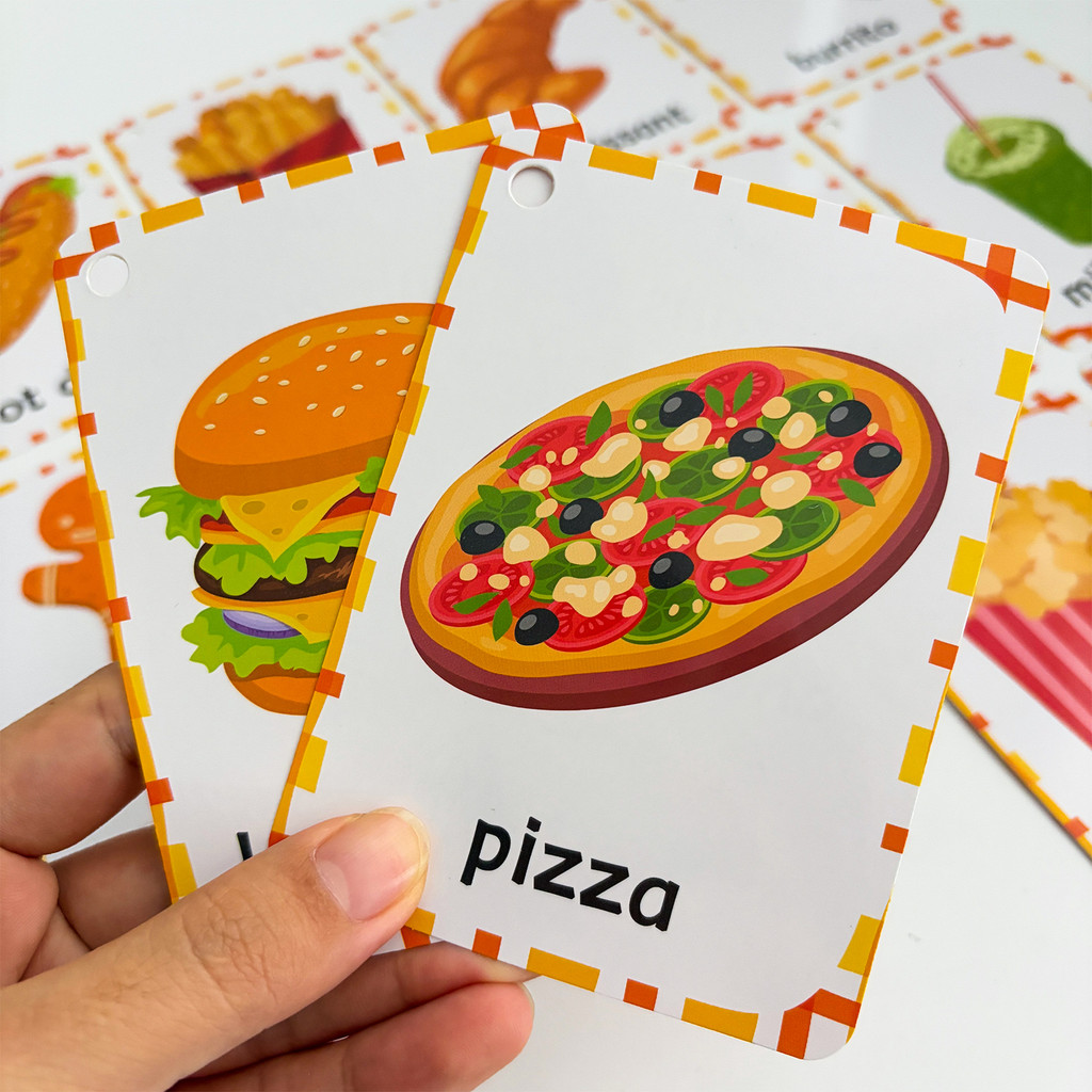 Delicious Food Vocabulary Engl - Educational Flash Card 评论和价格